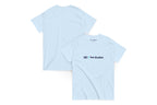 Light blue t-shirt with 'QC Pet Studies' logo on a white background