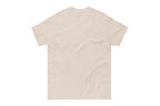 Beige t-shirt back on a white background