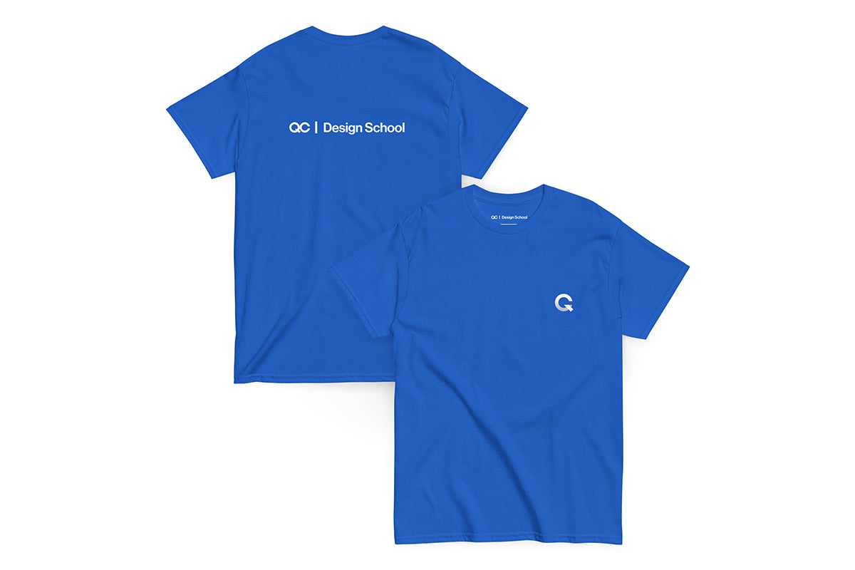 QC Design School Q Unisex Classic Dark Tee