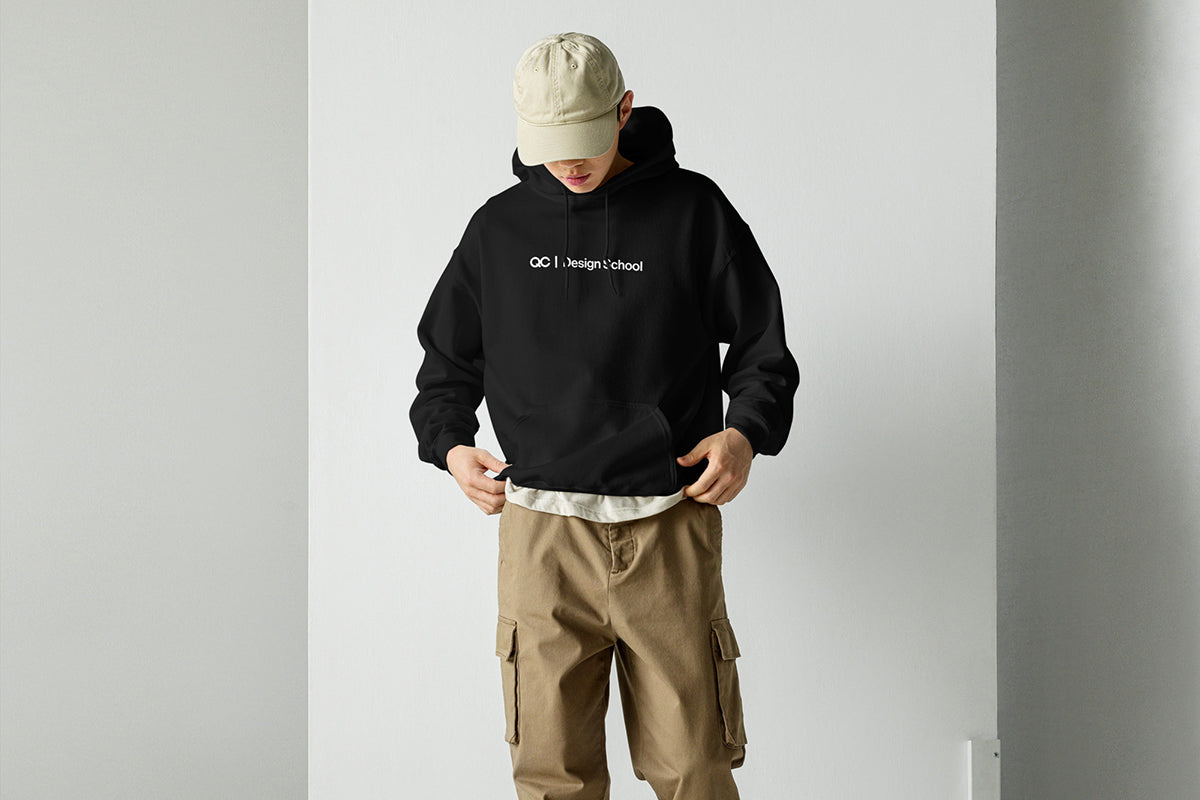 QC Design School Dark Unisex Hoodie