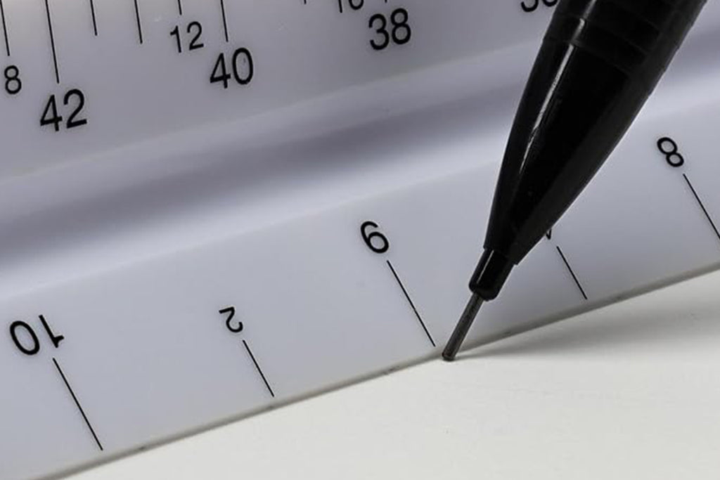 Pro Art Triangular Scale Architectural 12" White