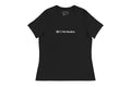 Black t-shirt with 'QC Pet Studies' text on a white background