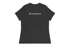 Grey t-shirt with 'QC Event School' text on a white background