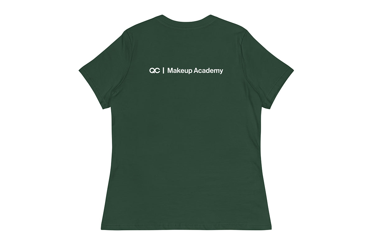 QC Makeup Academy Q Women's Relaxed Dark T-Shirt