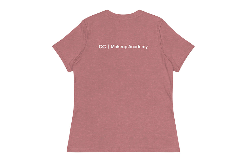 QC Makeup Academy Q Women's Relaxed Dark T-Shirt