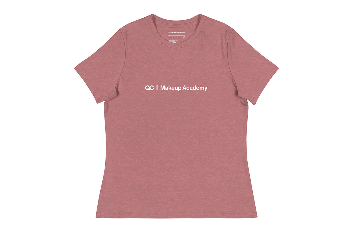 QC Makeup Academy Women's Relaxed Dark T-Shirt