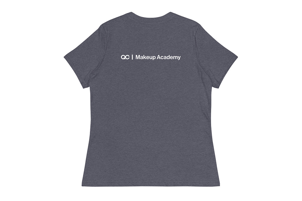 QC Makeup Academy Q Women's Relaxed Dark T-Shirt