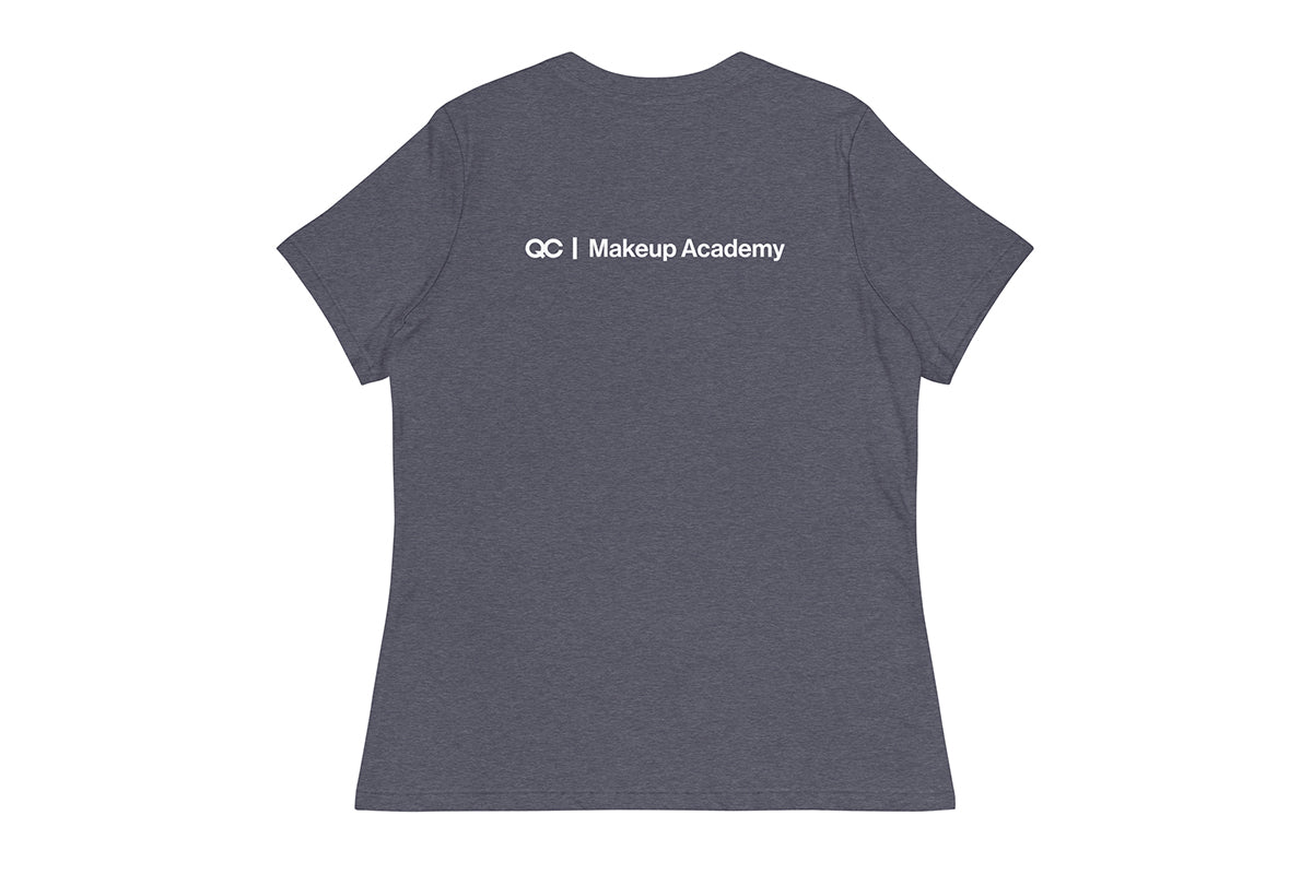 QC Makeup Academy Q Women's Relaxed Dark T-Shirt