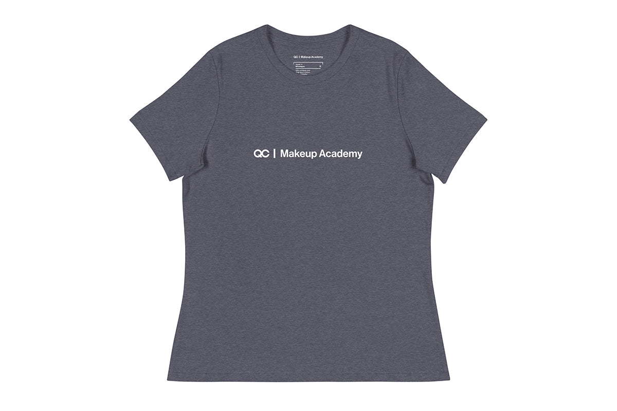 QC Makeup Academy Women's Relaxed Dark T-Shirt