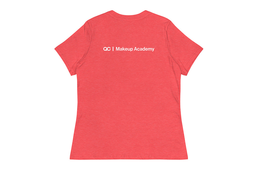 QC Makeup Academy Q Women's Relaxed Dark T-Shirt
