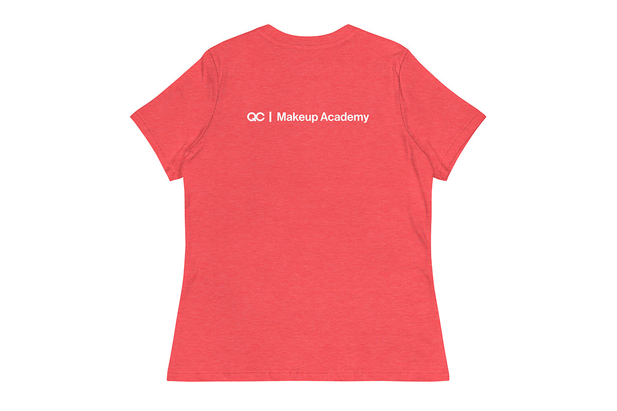 QC Makeup Academy Q Women's Relaxed Dark T-Shirt