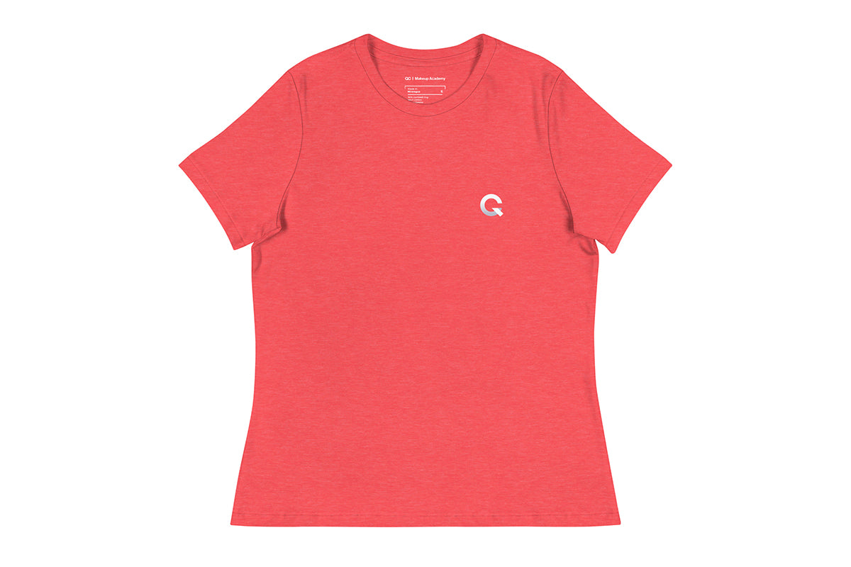 QC Makeup Academy Q Women's Relaxed Dark T-Shirt