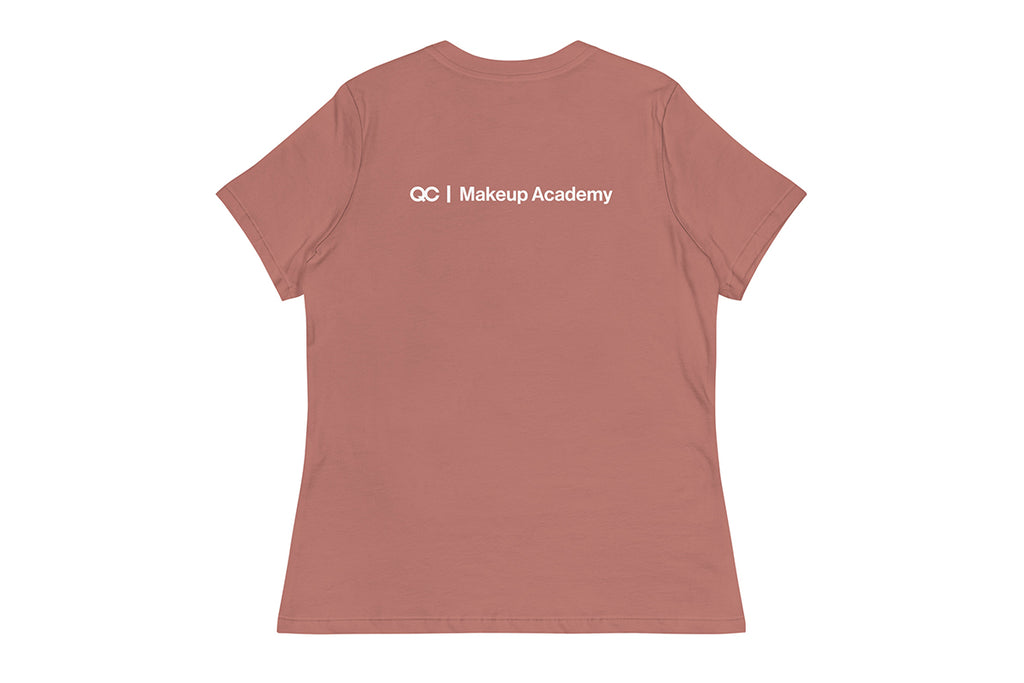 QC Makeup Academy Q Women's Relaxed Dark T-Shirt