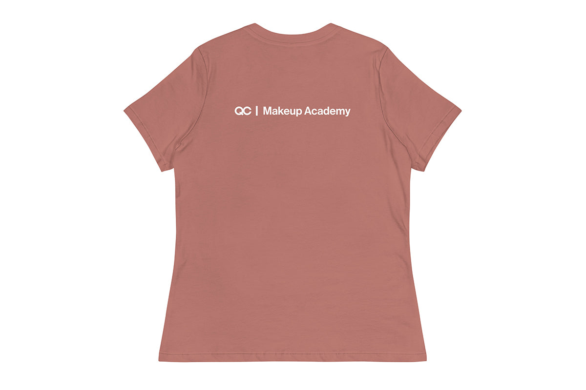 QC Makeup Academy Q Women's Relaxed Dark T-Shirt