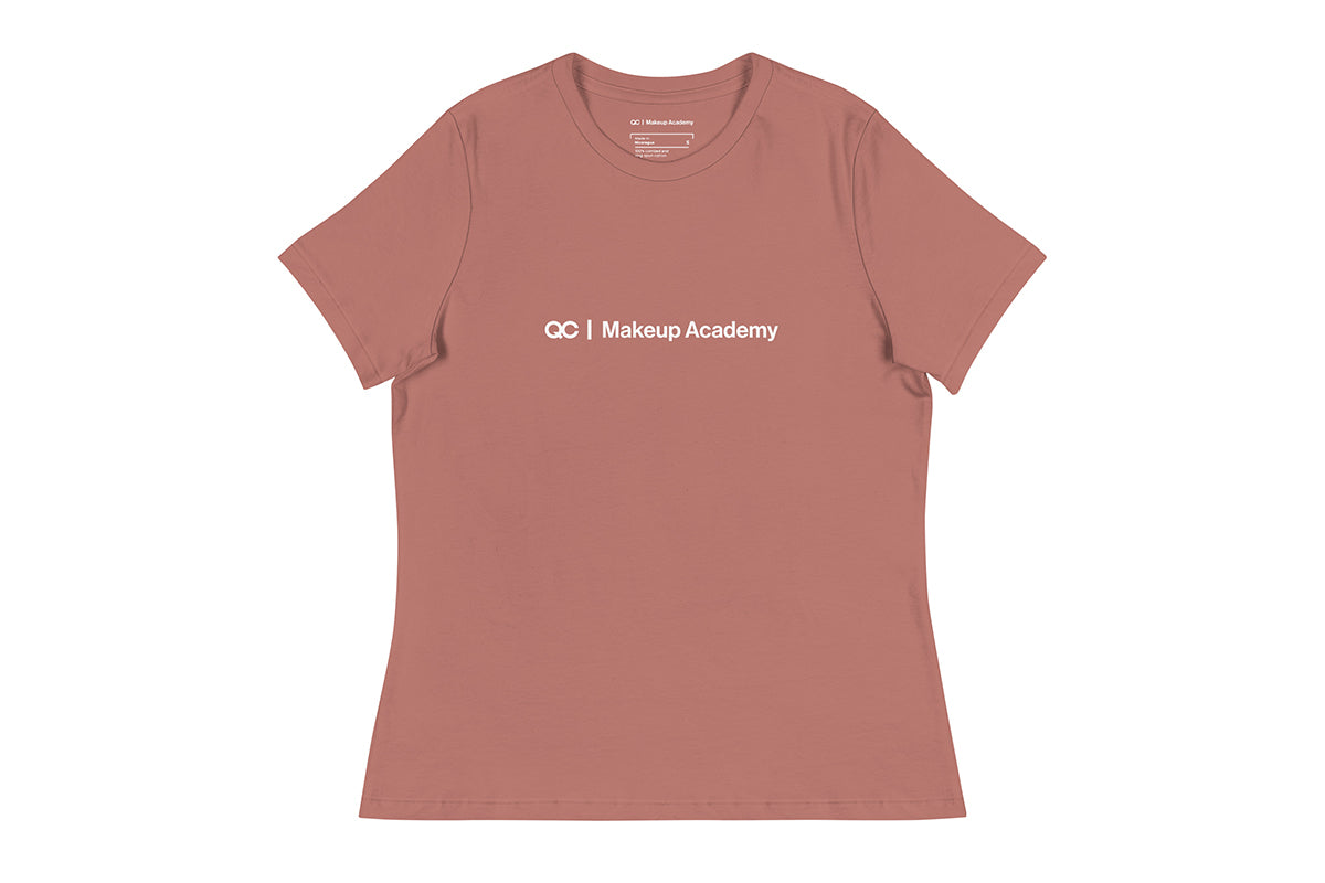 QC Makeup Academy Women's Relaxed Dark T-Shirt