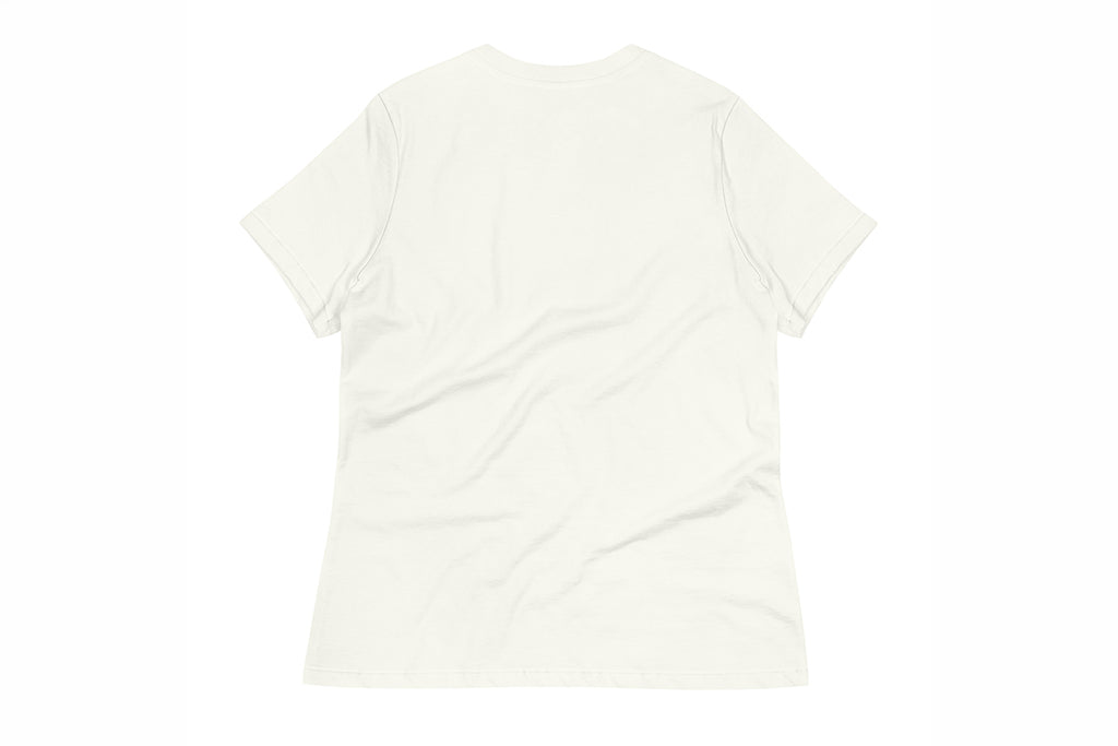 Vintage White t-shirt back on a white background