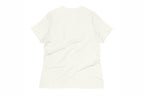 Vintage White t-shirt back on a white background