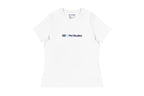 White t-shirt with 'QC Pet Studies' text on a white background